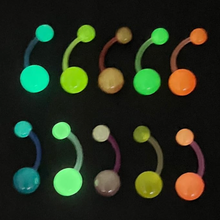 Cargar imagen en el visor de la galería, Aqua Glow in the Dark Ombligo
