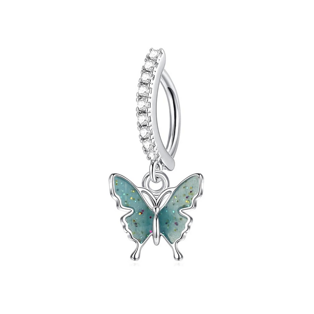 Butterfly Cz Clicker Ombligo