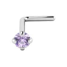 Cargar imagen en el visor de la galería, 2mm Lavender Cz Nostril
