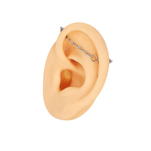 Cargar imagen en el visor de la galería, Spike Dangle Chained Barbell
