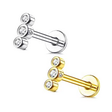 Cargar imagen en el visor de la galería, Elonged Trio Cz Labret
