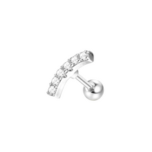 Cargar imagen en el visor de la galería, Curved Cz Long Barbell
