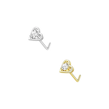 Cargar imagen en el visor de la galería, Heart Cz Nostril
