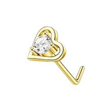 Cargar imagen en el visor de la galería, Heart Cz Nostril
