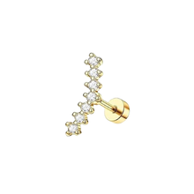 Cargar imagen en el visor de la galería, Long Stud Flat Barbell
