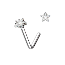 Cargar imagen en el visor de la galería, Clear Star Cz Nostril
