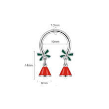 Cargar imagen en el visor de la galería, Xmas Bow Dangle Herradura
