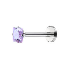 Cargar imagen en el visor de la galería, Lavender Princess Cz Labret
