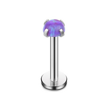 Cargar imagen en el visor de la galería, 3mm Purple Opal Labret
