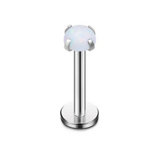 Cargar imagen en el visor de la galería, 3mm White Opal Labret
