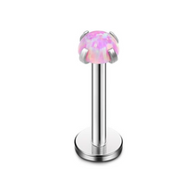 Cargar imagen en el visor de la galería, 3mm Pink Opal Labret
