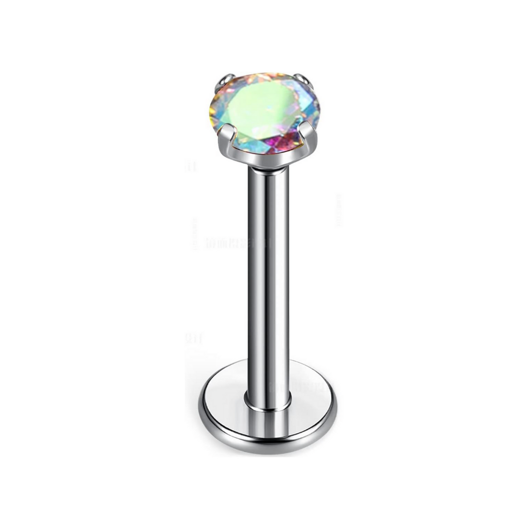 3mm Aurora Cz Labret