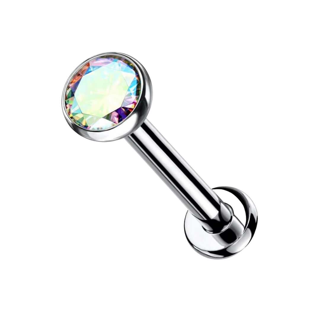 3mm Aurora Cz Labret