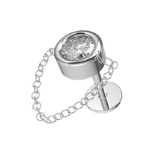 Cargar imagen en el visor de la galería, Mini Chain Cz Labret
