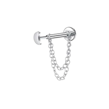 Cargar imagen en el visor de la galería, Moon Dangle Labret
