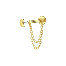 Cargar imagen en el visor de la galería, Moon Dangle Labret
