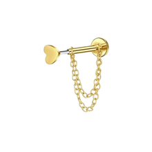 Cargar imagen en el visor de la galería, Heart Dangle Labret
