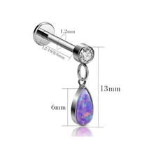 Cargar imagen en el visor de la galería, Opal Dangle Labret TG23
