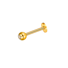 Cargar imagen en el visor de la galería, Golden Basic Cz Labret
