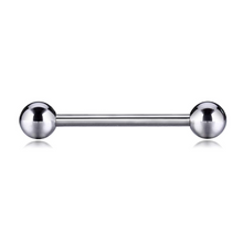 Cargar imagen en el visor de la galería, Silver Basic Long Barbell TG23
