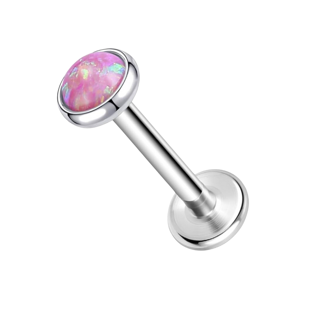 4mm Pink Opal Labret