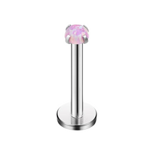 Cargar imagen en el visor de la galería, 2mm Pink Opal Labret
