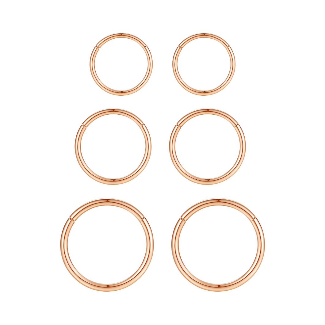 Rose Gold Basic Clicker Set x6