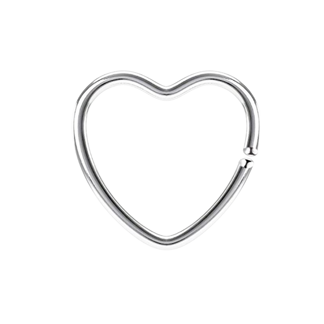 Heart Twist&Done Hoops