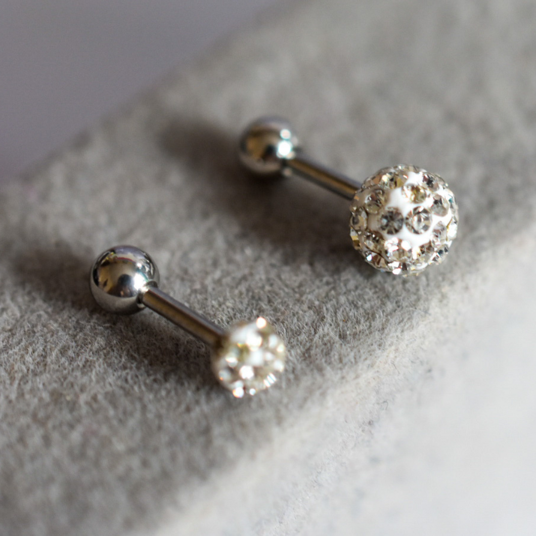 6mm Disco Ball Barbell