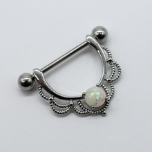 Cargar imagen en el visor de la galería, Opal Nipple Barbell
