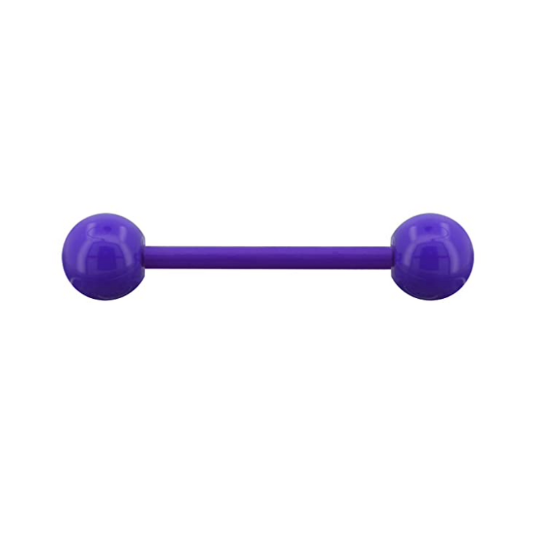 Purple Soft Acrylic Barbell