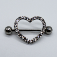 Cargar imagen en el visor de la galería, Heart Nipple Barbell
