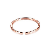 Cargar imagen en el visor de la galería, Rose Gold Twist&amp;Done Hoop
