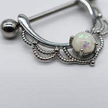 Cargar imagen en el visor de la galería, Opal Nipple Barbell
