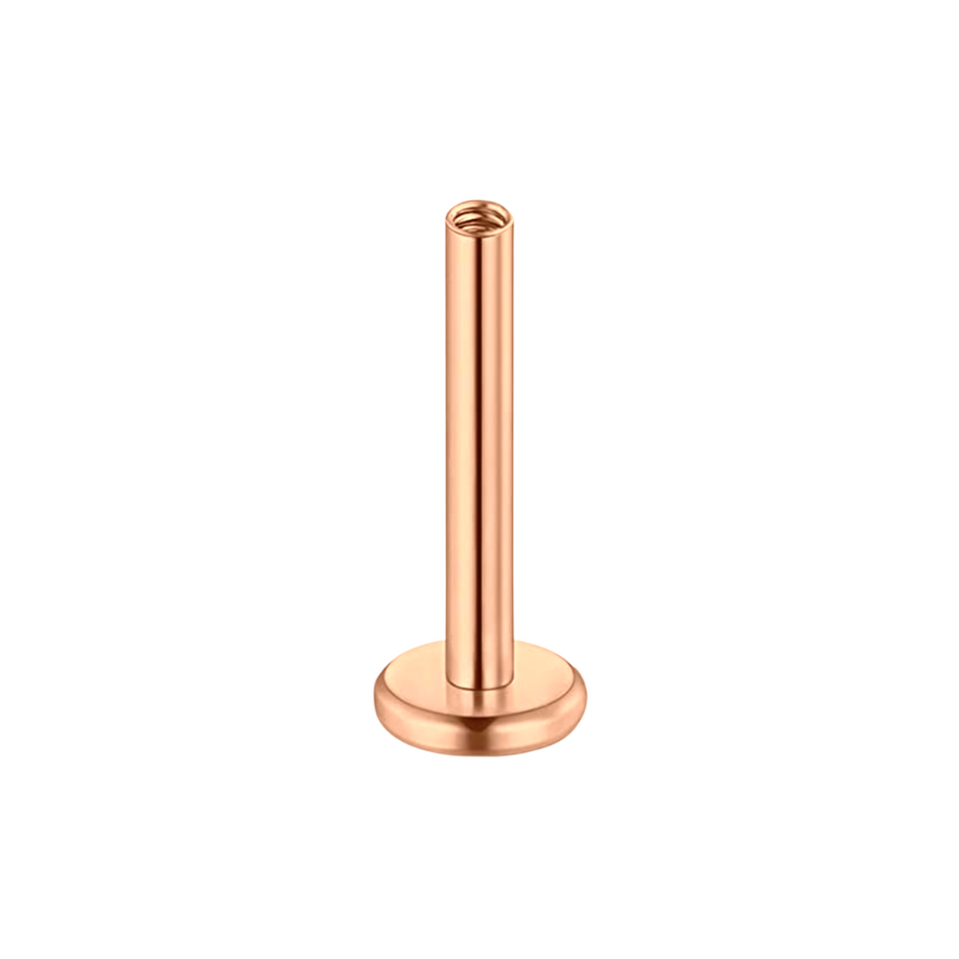 Barra Rose Gold Rosca Interna Repuesto Labret