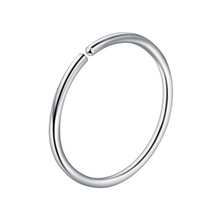 Cargar imagen en el visor de la galería, Silver Twist&amp;Done Hoops
