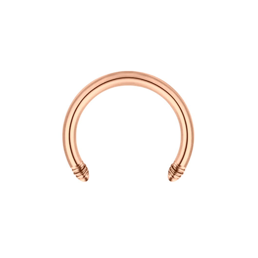 Herradura Rose Gold Rosca Externa Repuesto