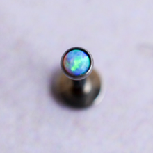 Cargar imagen en el visor de la galería, 2mm Aqua Opal Labret
