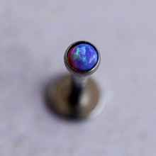 Cargar imagen en el visor de la galería, 2mm Purple Opal Labret
