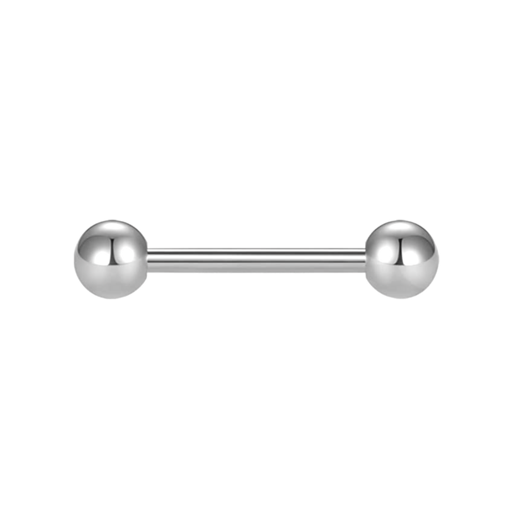 Silver Basic Long Barbell AQ316L