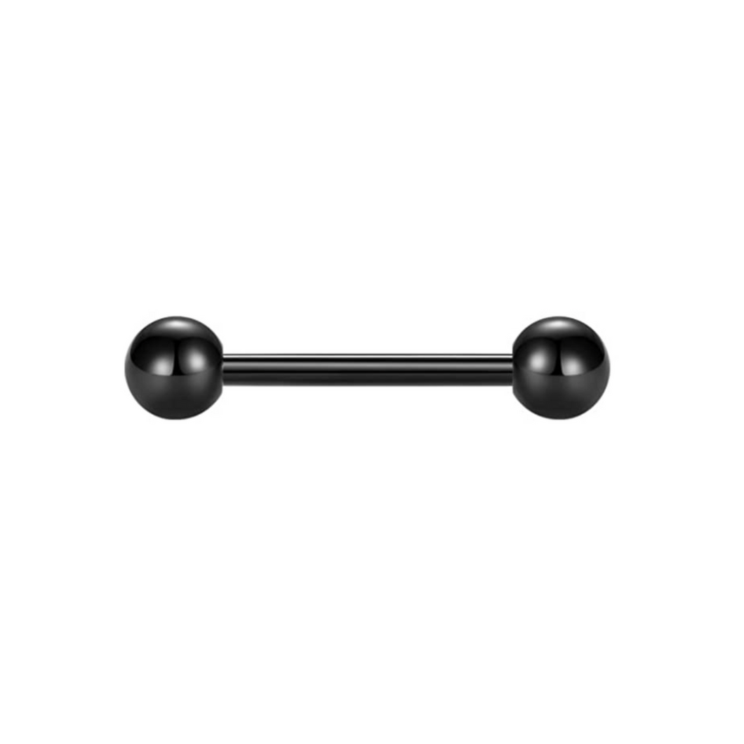 Black Basic Long Barbell