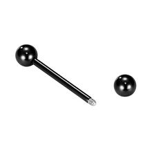 Cargar imagen en el visor de la galería, Black Basic Long Barbell
