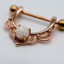 Cargar imagen en el visor de la galería, Opal Nipple Barbell
