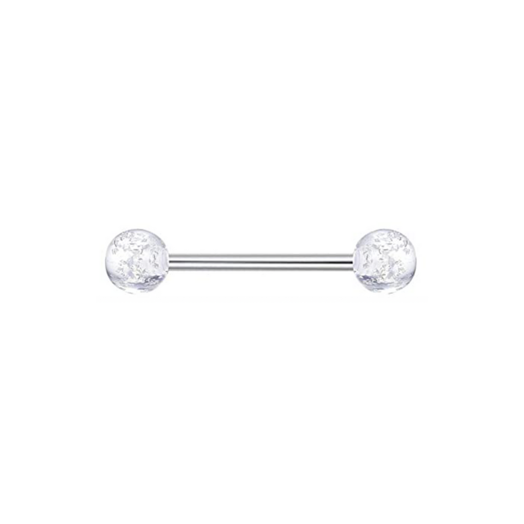 Clear Nipple Barbell