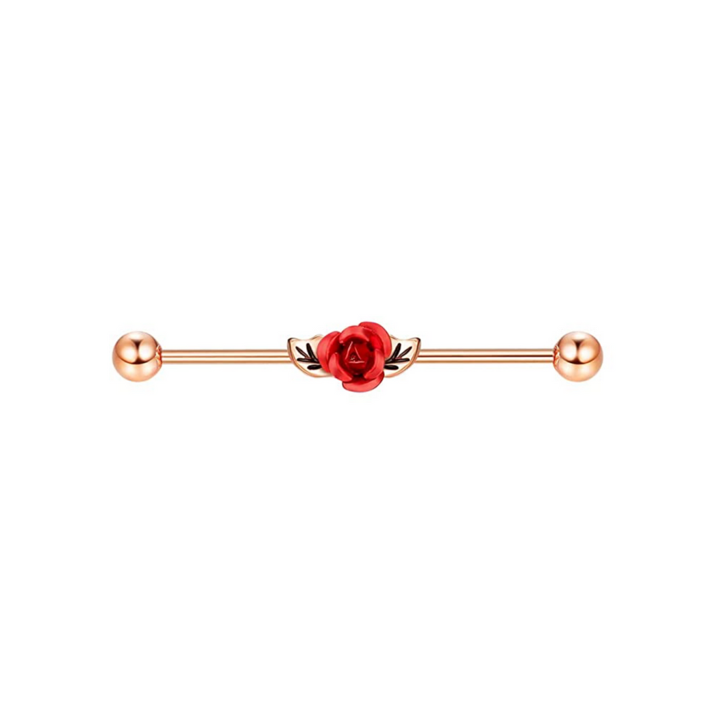 Rose Gold Red Rose Industrial